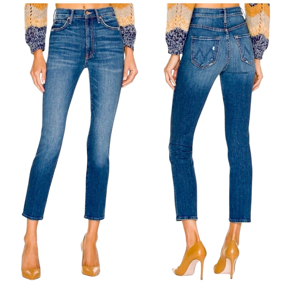 Mother Denim - The Swooner Rascal Straight Leg Ankle Jean in Where is my Mind 26 - Picture 10 of 10